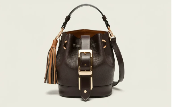 Leather Bucket Bag