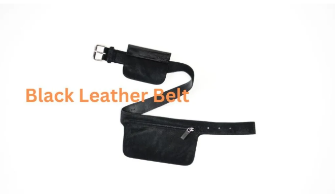 black leather belts