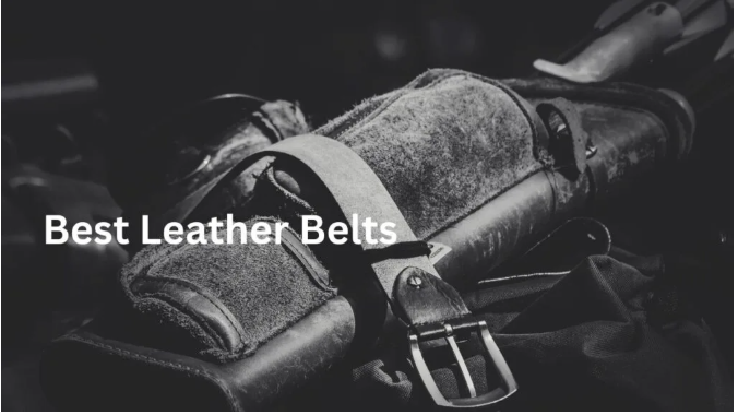 black leather belts