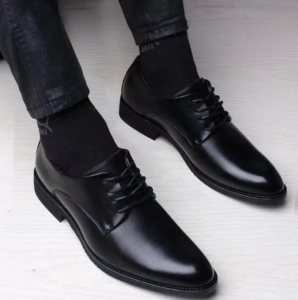 Men’s Black and Gold Shoes