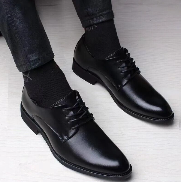Men’s Black and Gold Shoes